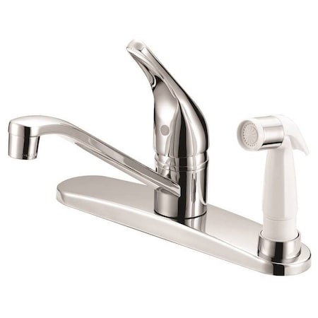 Faucet Kitchen 8In Lever Chrm
